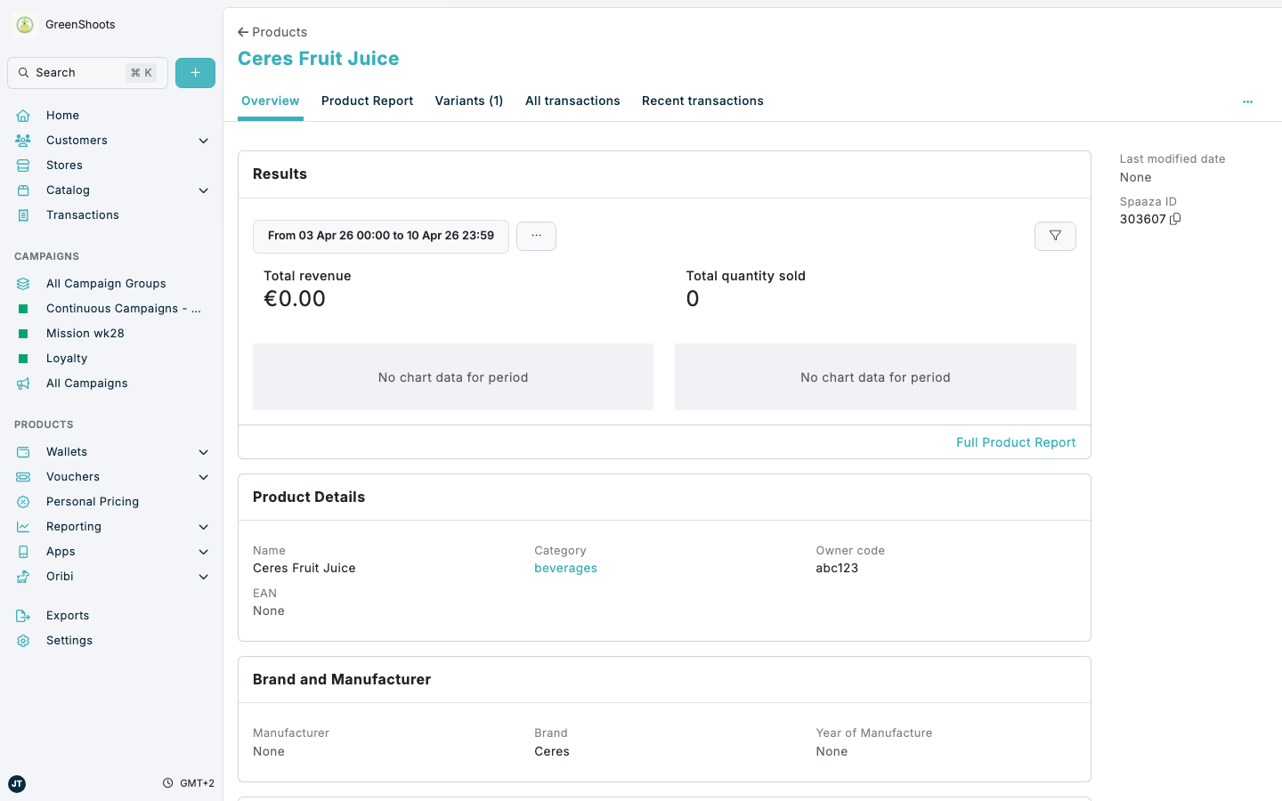 Products and variants in Spaaza Console Products and variants in Spaaza Console