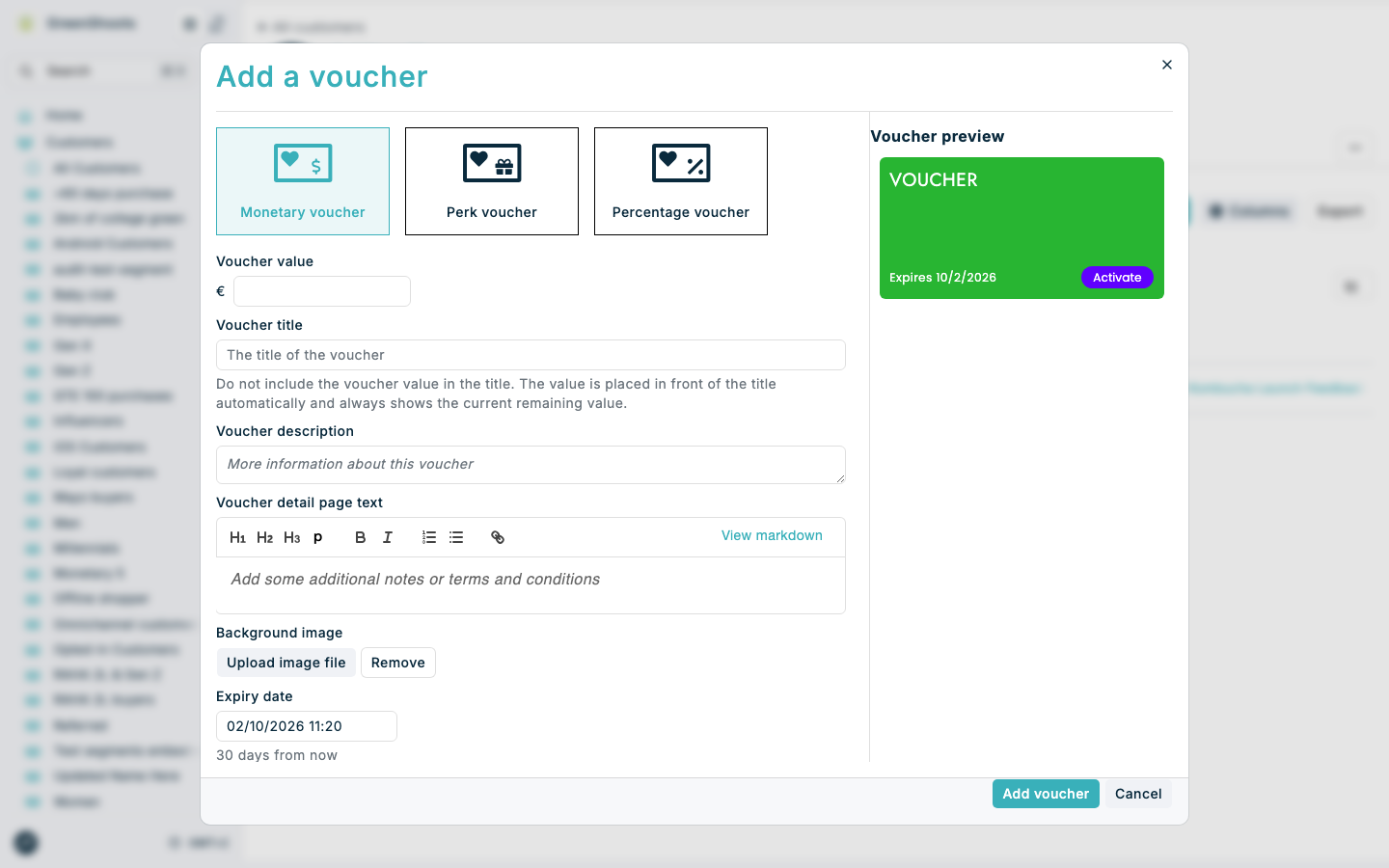 Adding a voucher to a single customer in Spaaza Console Adding a voucher to a single customer in Spaaza Console