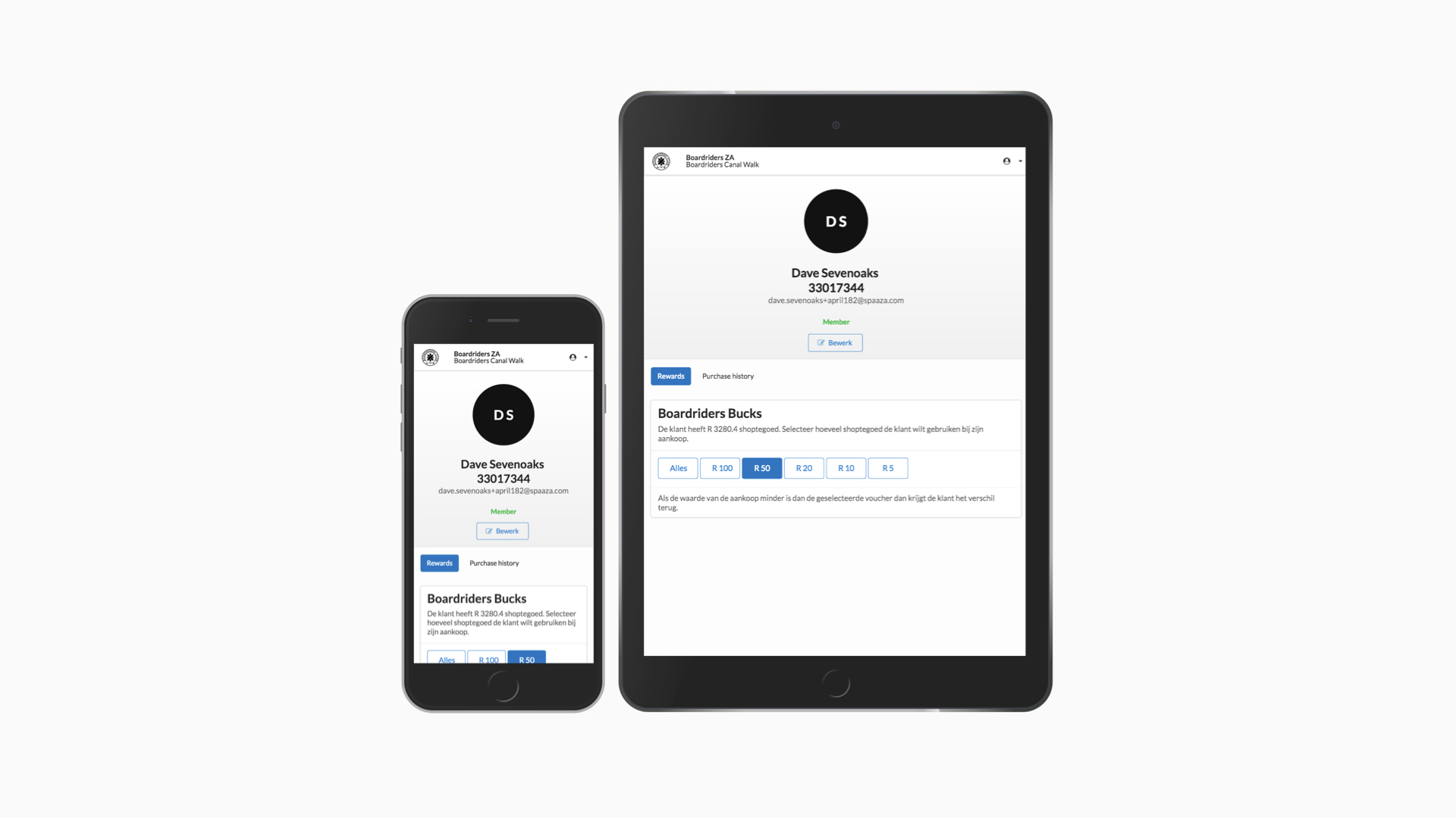 Spaaza Store is designed to work on any device Spaaza Store is designed to work on any device