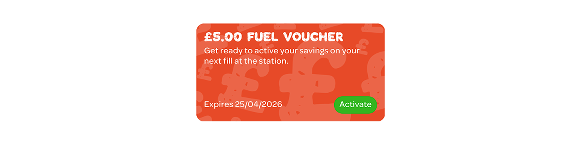 Voucher card